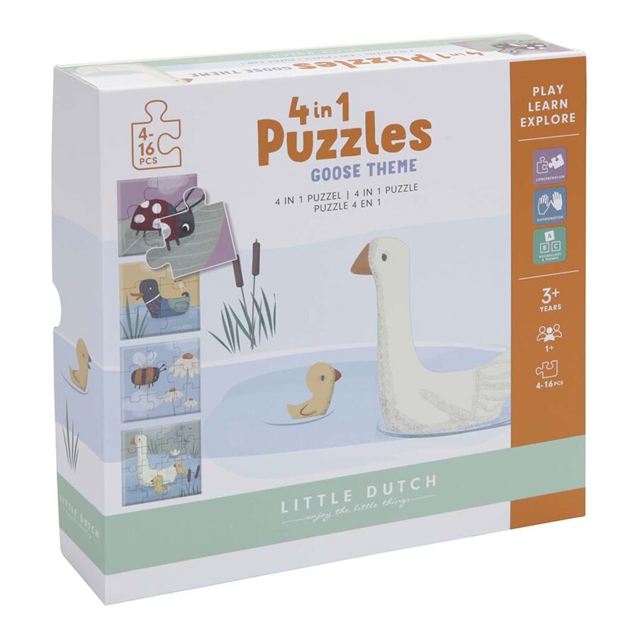Little Dutch 4 in a box puzzle Little Goose