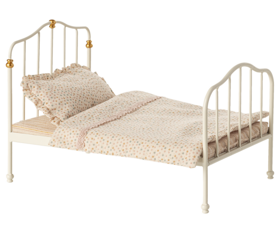 Vintage bed, Mouse - Off white - Maileg