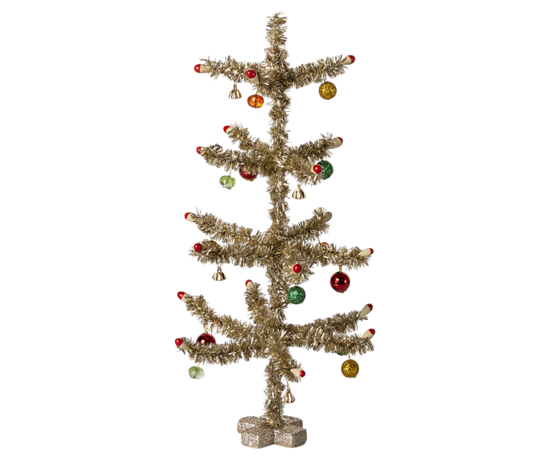 Christmas tree, Gold - Red and green decoration - Maileg
