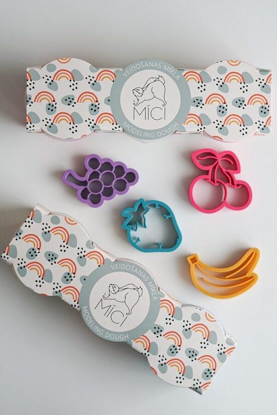 FRUITS playdough set