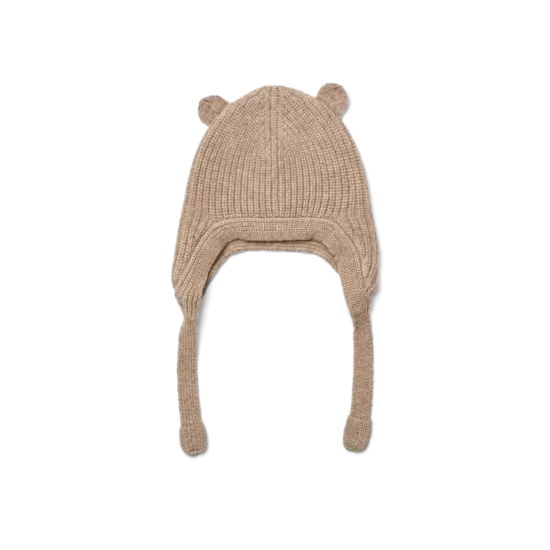 Liewood Cepure Mazulim Baby Bonnet - Oat Melange