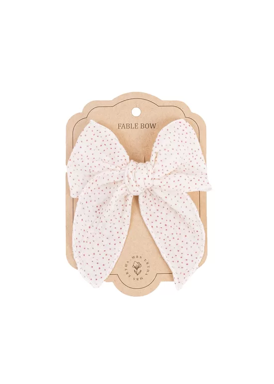 Mrs Ertha New Fable Bow Clip - Unique Dots