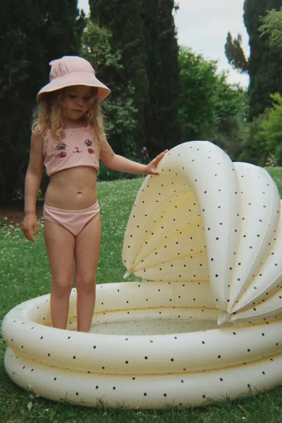 Konges Slojd Pool With Canopy - Navy Dot