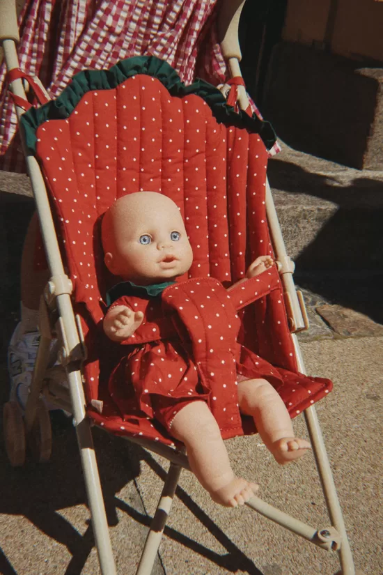 Konges Slojd Fraise Doll Stroller - Fraise Dot