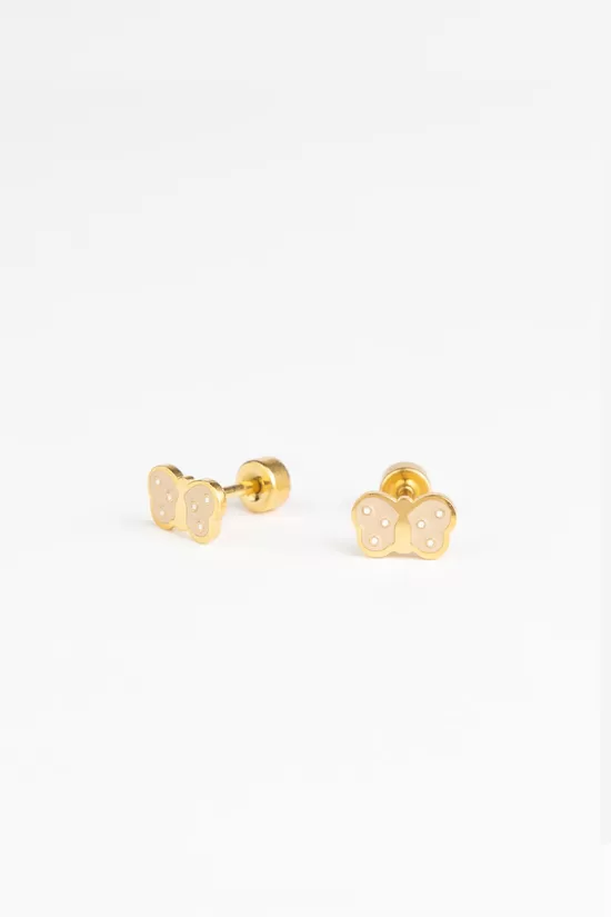 Mrs Ertha STUDS EARRINGS Mini butterfly 