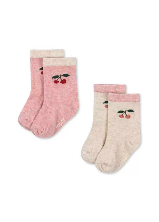 Konges Slojd Zeķītes 2-pack Cherry