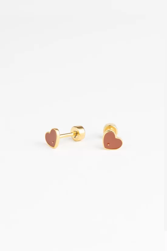 MRs Ertha STUDS EARRINGS Tiny Heart