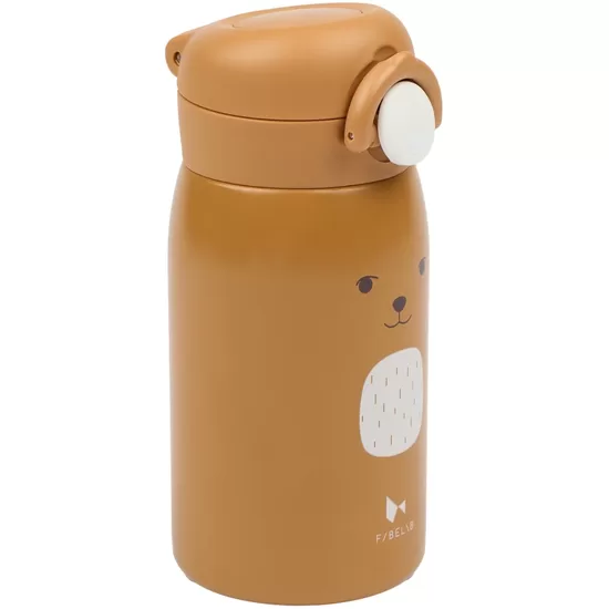 Fabelab WATER BOTTLE - SMALL - BEAR - OCHRE