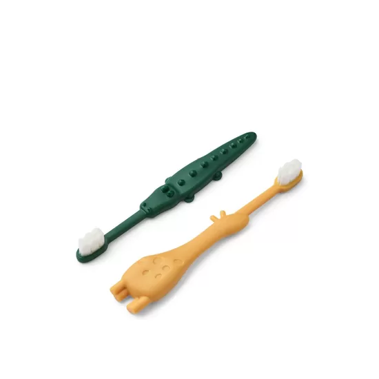Liewood Fabio Zobubirstes 2gb Yellow mellow / Garden green