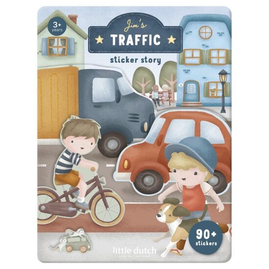 Little Dutch uzlīmju stāstu grāmatiņa "Džims un draugi"