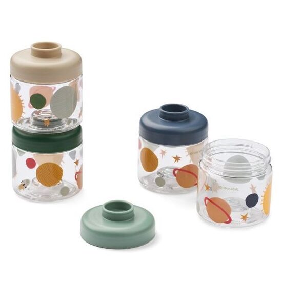Liewood Uzkodu trauciņu komplekts 4-Pack Universe