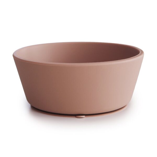 Mushie silikona bļodiņa Blush