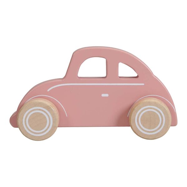 Little Dutch Wooden Toy Car Pink