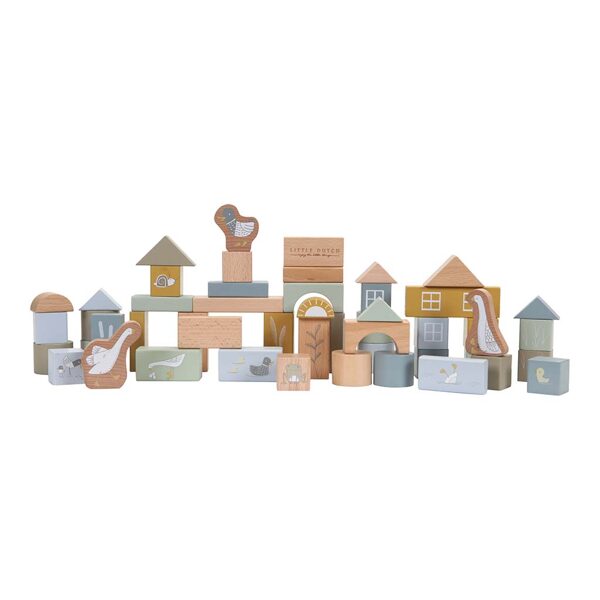 Little Dutch Building Blocks Blue