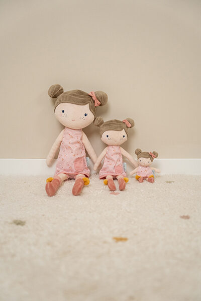 Little Dutch cuddle doll Rosa 35 cm ´Little Pink Flowers´