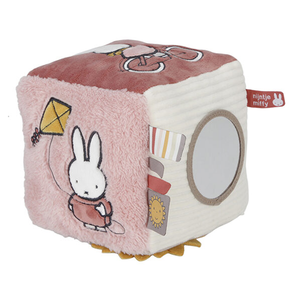 Little Dutch soft activity cube ´Miffy Fluffy Pink´
