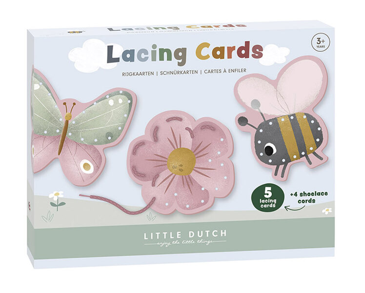 Little Dutch Lacing Cards ´Flowers & Butterflies´