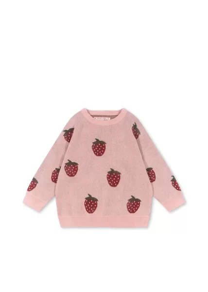 Konges Slojd džemperis Lapis Lurex Knit Blouse Strawberry