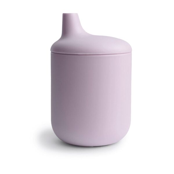 Mushie silikona Sippy Cup Soft Lilac