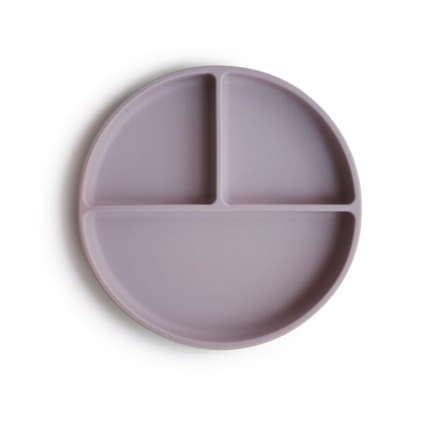 Mushie silikona šķīvis Lilac